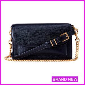 Convertible Crossbody Clutch Bag with Interchangeable Straps Elegant Minimal